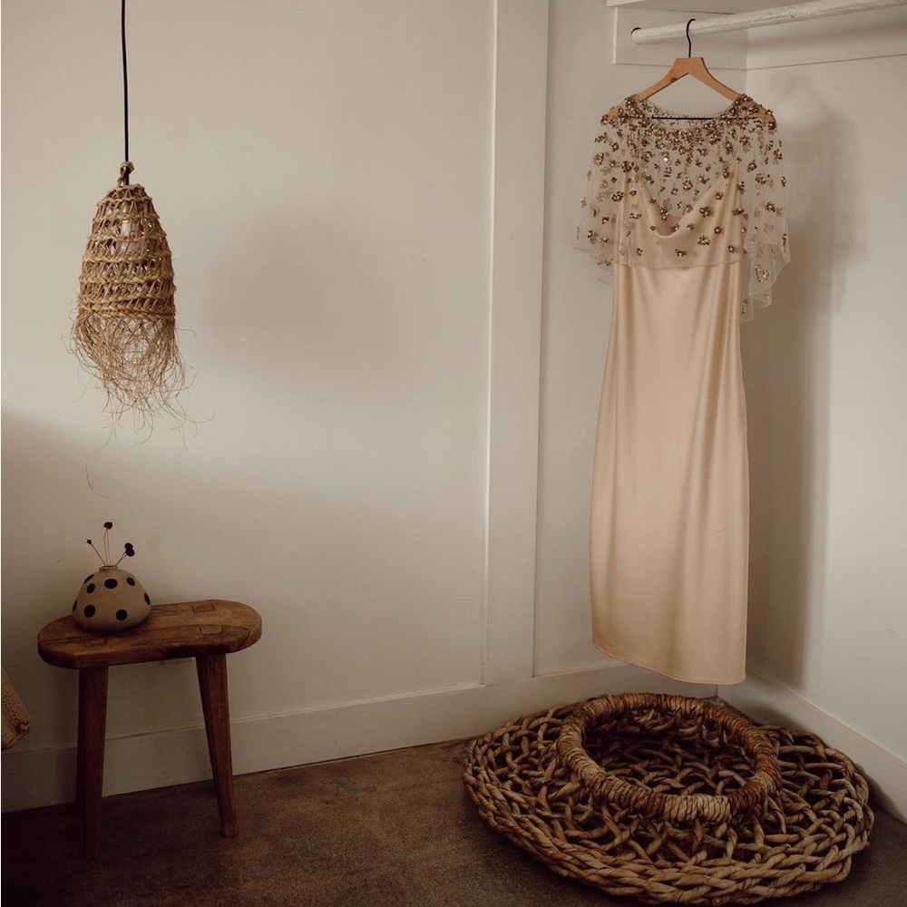 Beaded Dress Cover